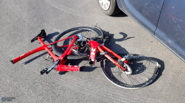 Wypadek rower 1